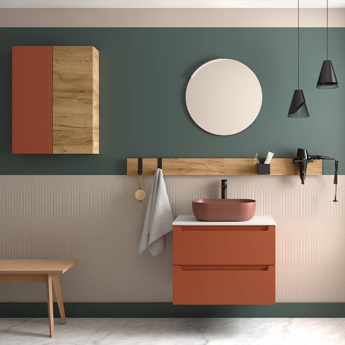 meuble salle de bains Salgar avec ses rangements